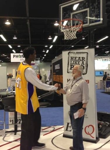 AAA News: Basketball Legend AC Green Joins EarQ at AAA 2013