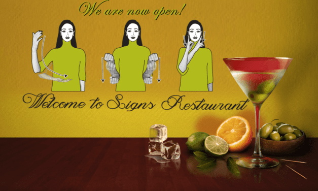 Restaurant-Goers Learn a New Language While Dining