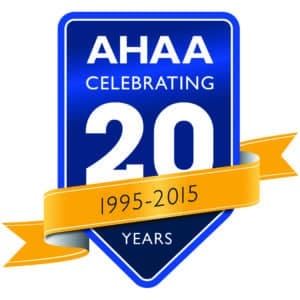 AHAA 20thAnniv logo