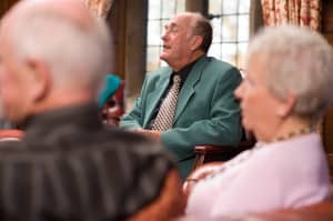 older adults listening