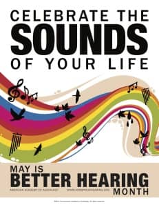 AAA poster for Better Hearing and Speech Month