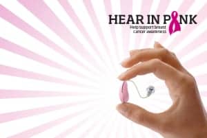 Oticon's Alta2 pink hearing aid