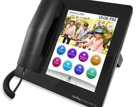 Platform for Home Phone Helps Family Members Check on Seniors