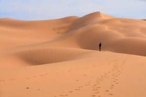 Sand Dunes in Mongolia