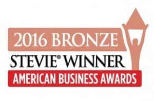 Stevie Award 2016 Bronze