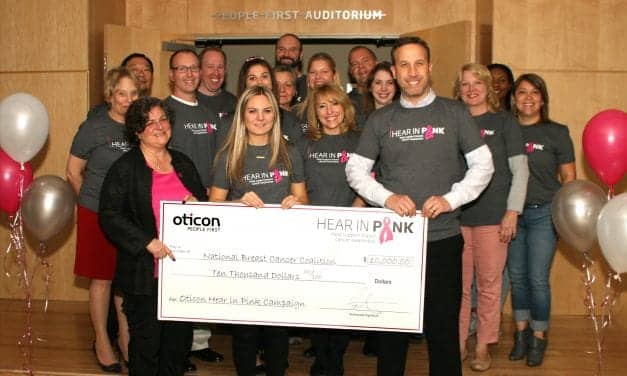 Oticon’s ‘Hear in Pink’ Campaign Raises K for Breast Cancer Research