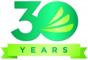 30th Logo 3 inch_4C green YRS