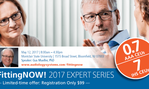 Coming in May: FittingNOW! 2017 Expert Series Featuring Gus Mueller
