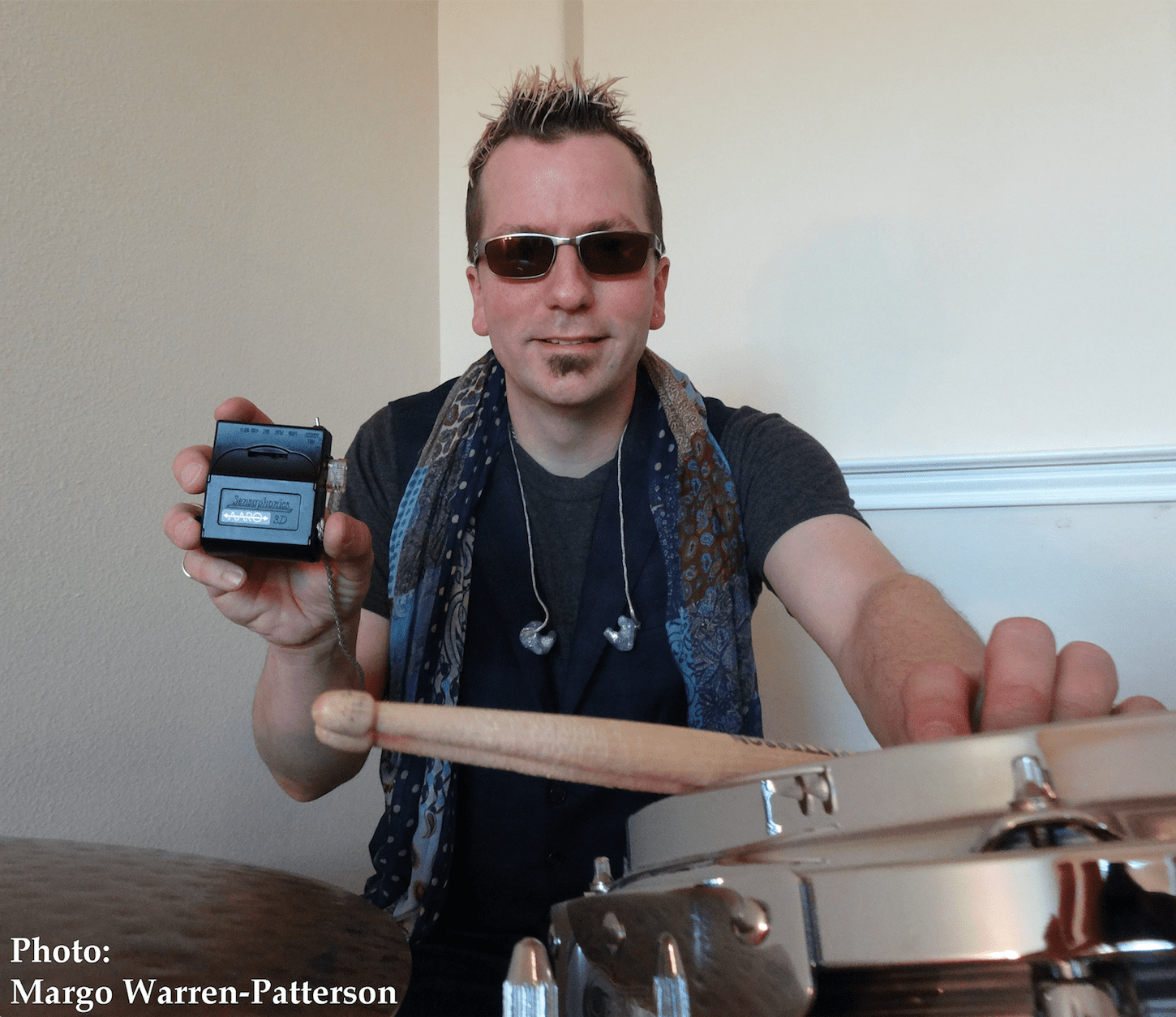 Drummer Danny Patterson Utilizes Sensaphonics 3D AARO InEar Monitoring