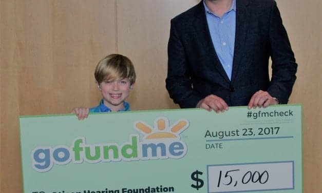 Ten-Year-Old Boy Raises K for Oticon Hearing Foundation