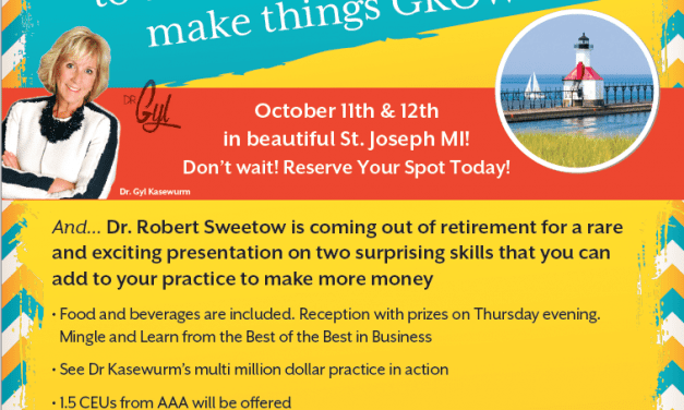 Dr Gyl Kasewurm’s ‘Biggest and Best Event Weekend Ever’ to Take Place October 11-12 in Michigan