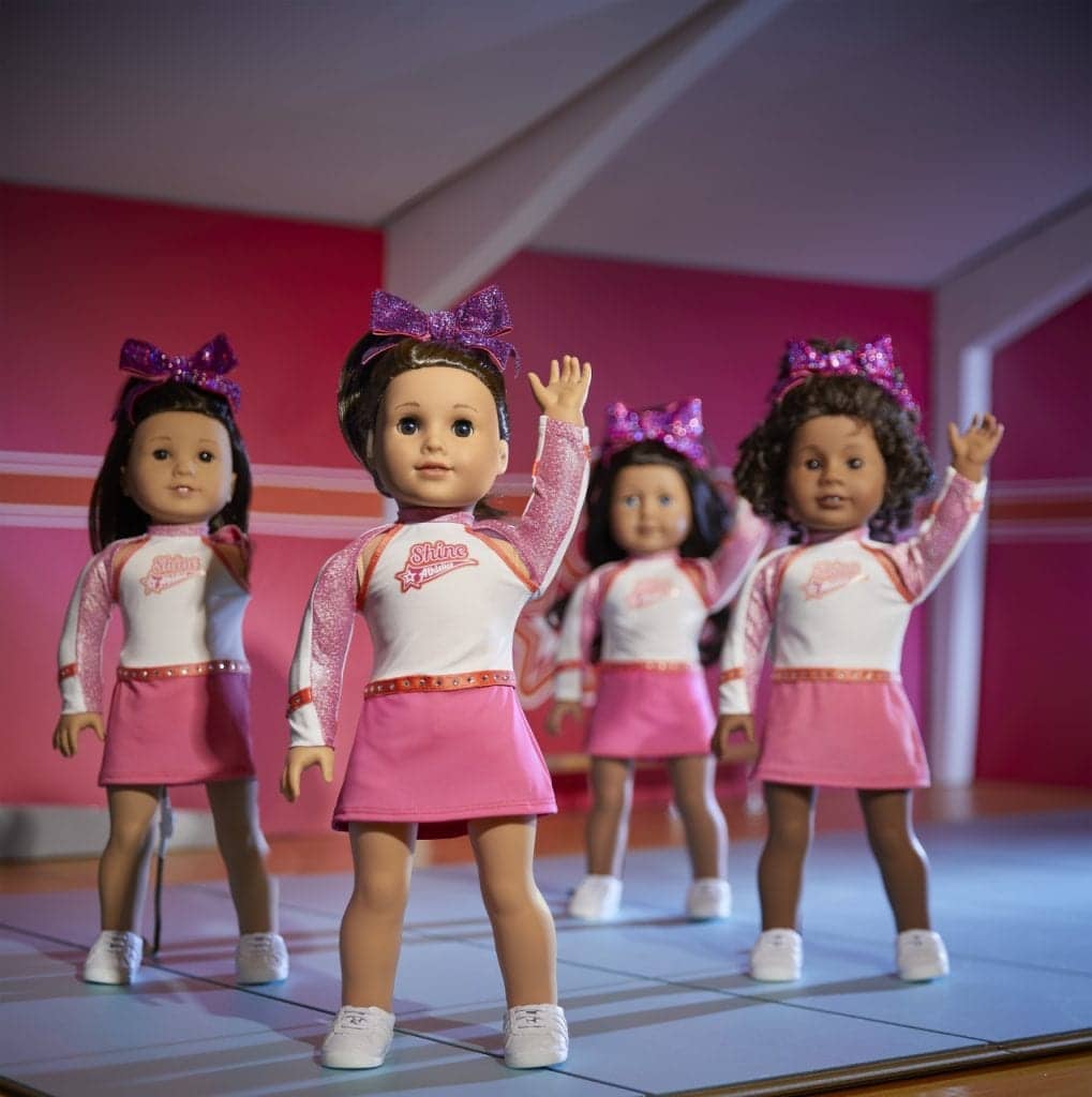 american girl doll cheer uniform