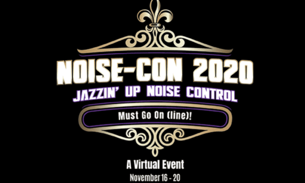 NOISE-CON 2020 Virtual Conference to Take Place November 16-20