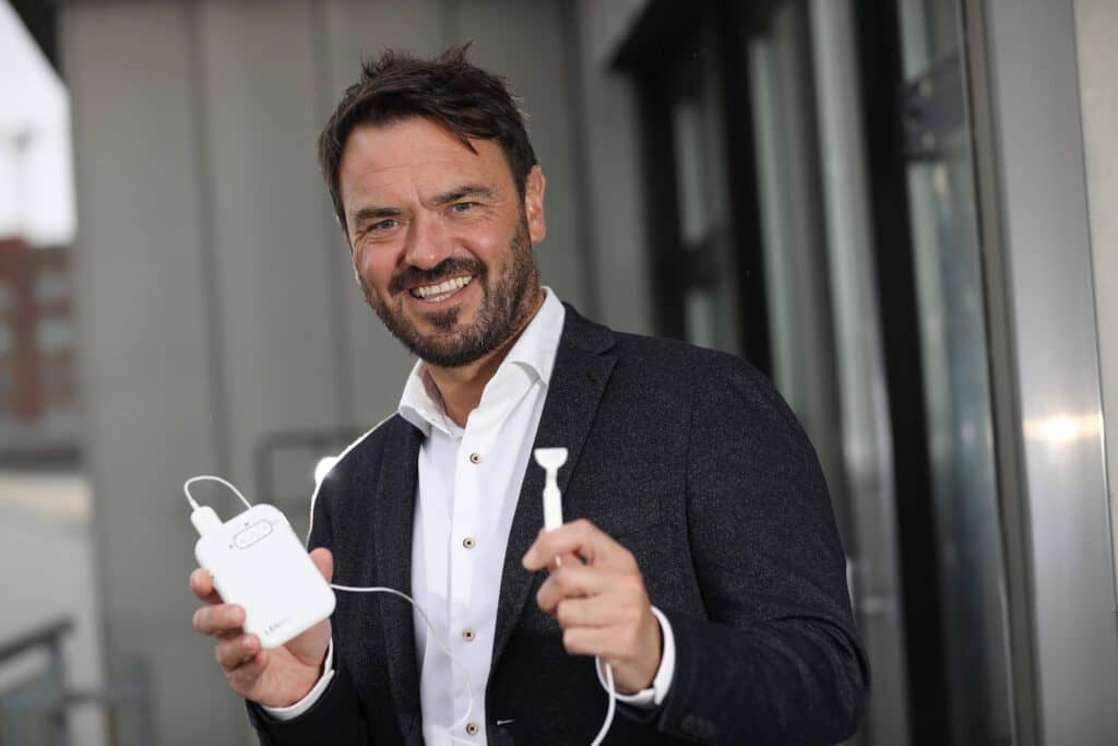Pictured is Dr Ross O’Neill, CEO and founder of Neuromod Devices.