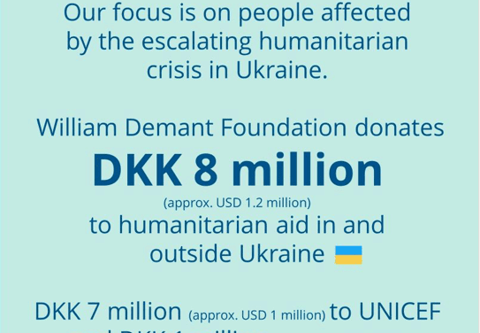 William Demant Foundation Donates .2 Mill for Ukraine Crisis