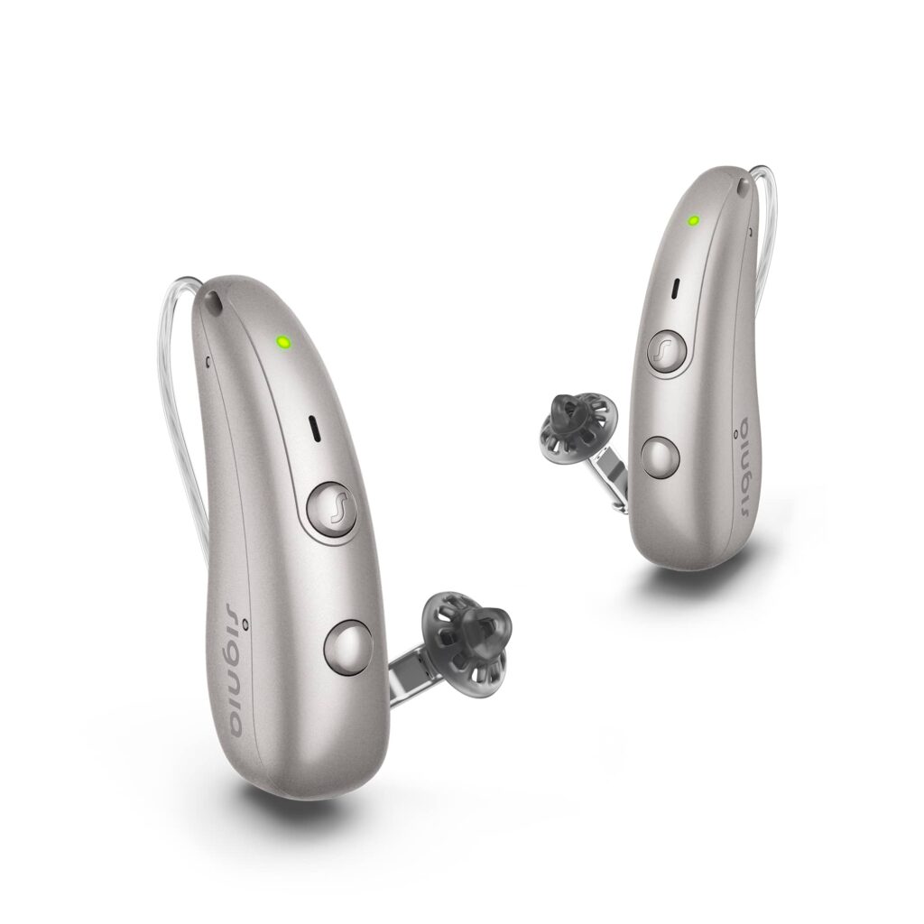 The new Signia Pure Charge&Go BCT IX Bluetooth Classic compatible hearing aids