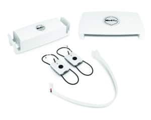 MedRx AWRC is a complete dual-channel audiometer and wireless REM/LSM system. Product shot against white background.