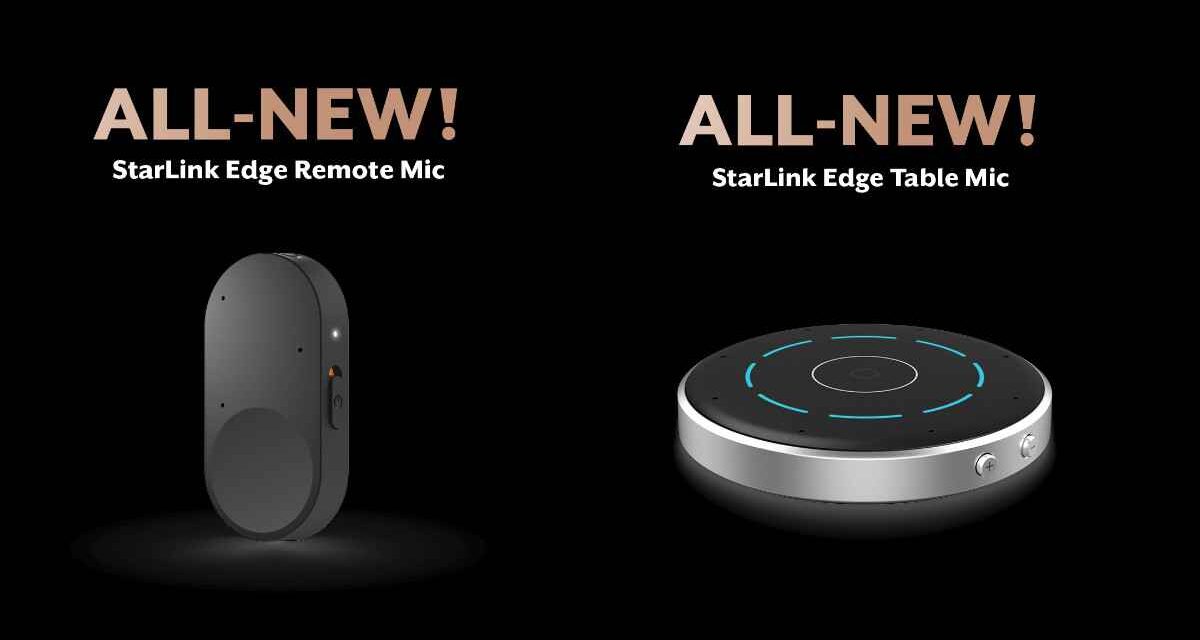 Starkey Launches LE Audio StarLink Table Microphone, Remote Microphone
