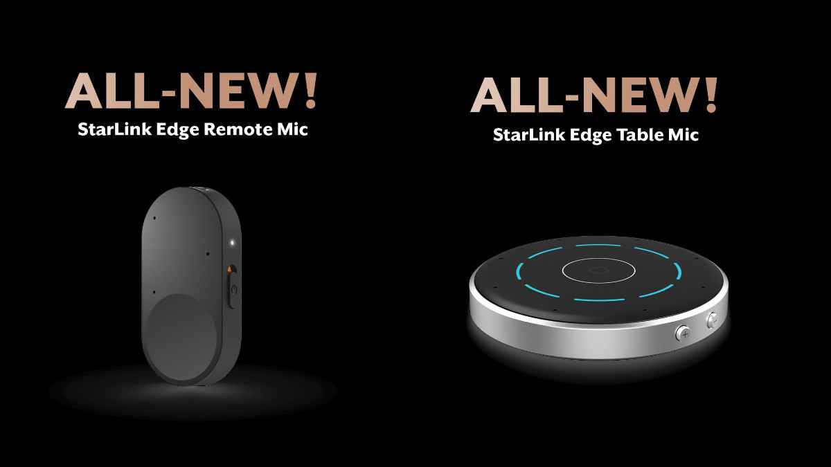 Starkey Launches LE Audio StarLink Table Microphone, Remote Microphone