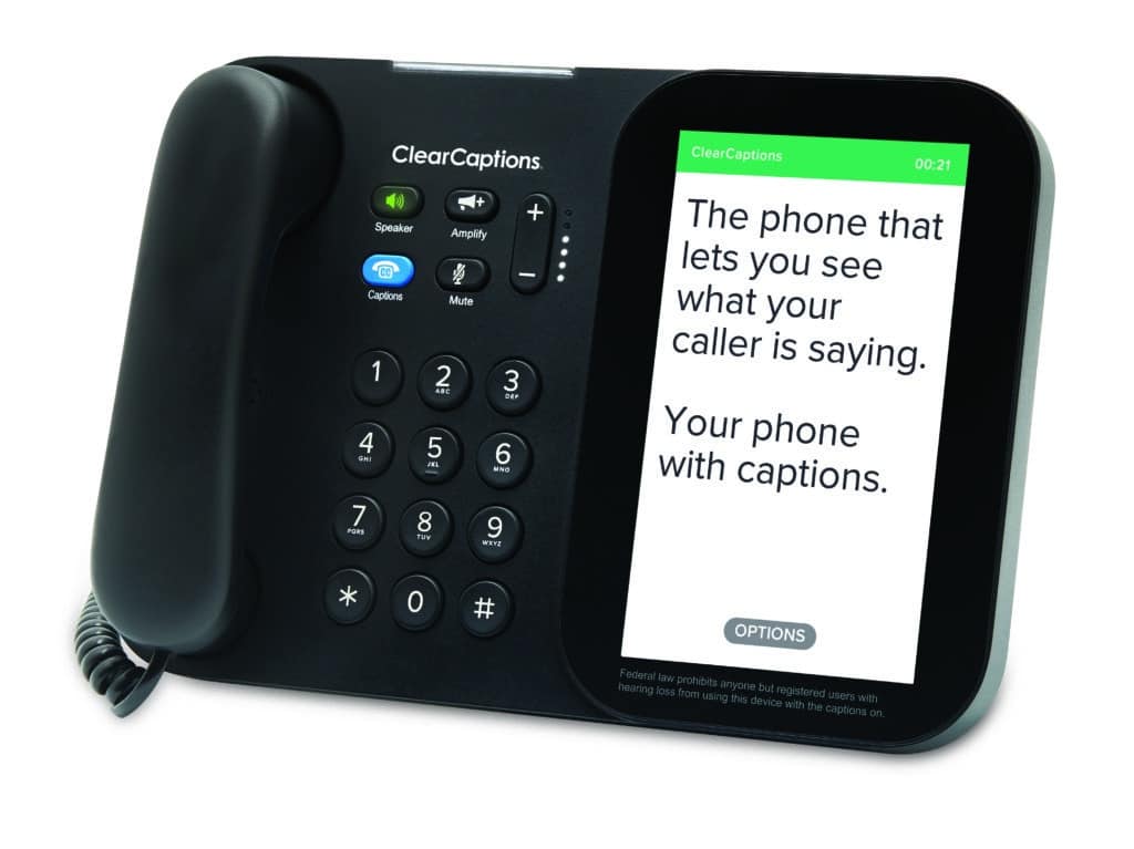 ClearCaptions captioned telephone