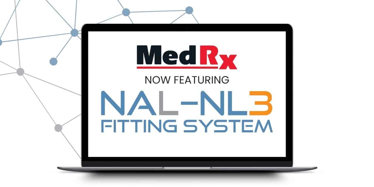 NAL and MedRx Announce Integration of NAL-NL3 Fitting Formula in Latest MedRx Software