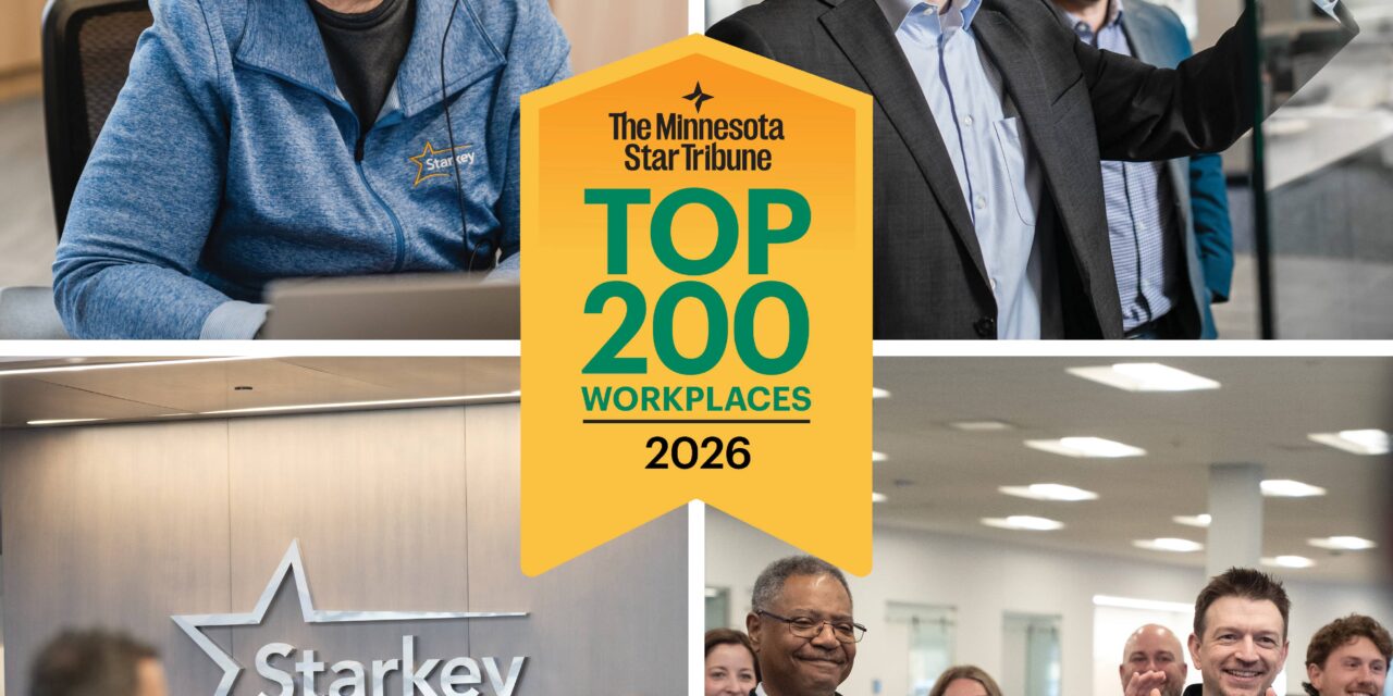 Starkey Earns Star Tribune Top Workplace Honor for Fifth Straight Year