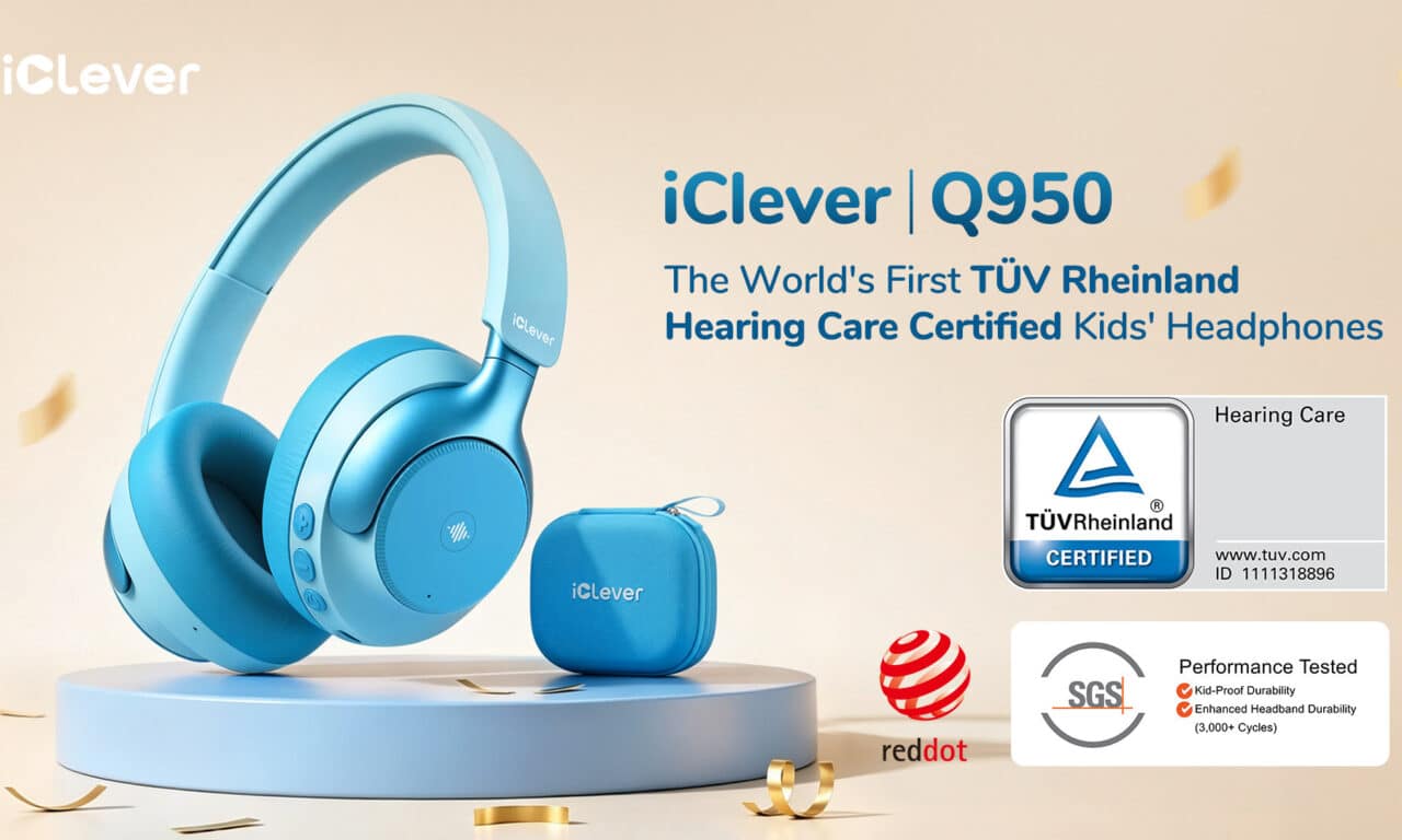 iClever Launches Q950 Kids’ Headphones With Hearing Care Certification